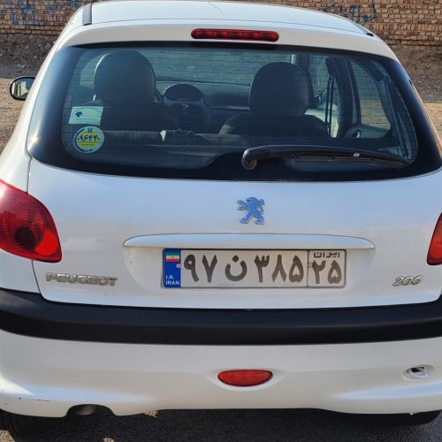 فروش 206 کم کارکرد مدل1400