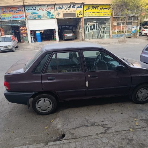 پراید 131 آلبالویی مدل 1385 دوگانه منبع بزرگ انژکتور