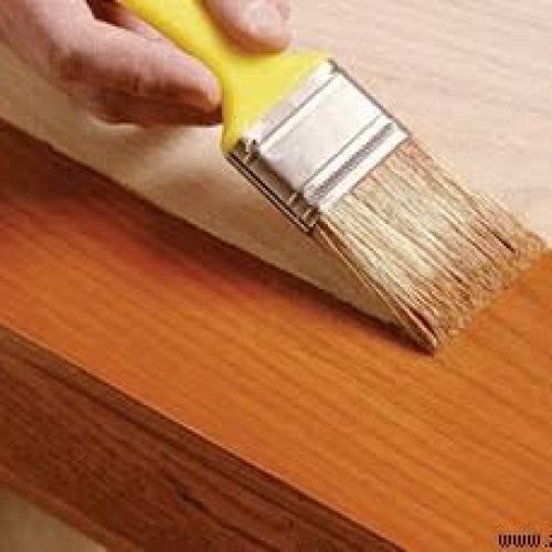 رنگ کاری مبل، چوب