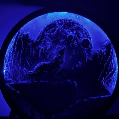 تابلو ماه برجسته