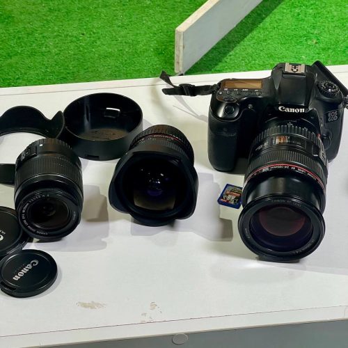 دوربین کانن 60 D به همراه 3 لنز