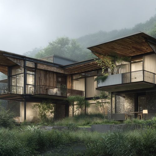 طراحی ویلا و نما