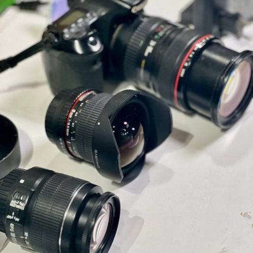 دوربین کانن 60 D به همراه 3 لنز