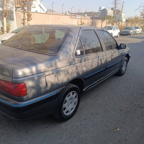 پژو پارس خاکستری مدل ۹۶ فوری