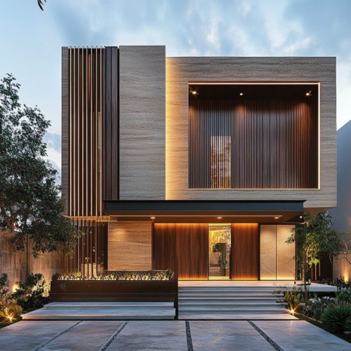 طراحی ویلا و نما