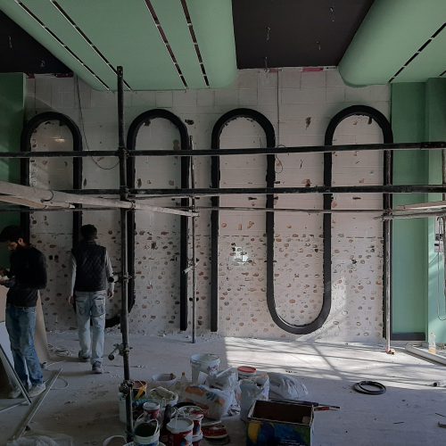 طراحی و اجرا صفرتاصدکناف،اجرا تایل 60×60،اجرا ماربل و…