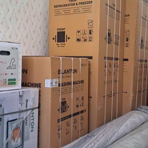 یخچال دوقلو، جاروبرقی، ال ای دی50اینچ،لباسشویی، فر برقی همه ی اینها مارک بلانتون هست