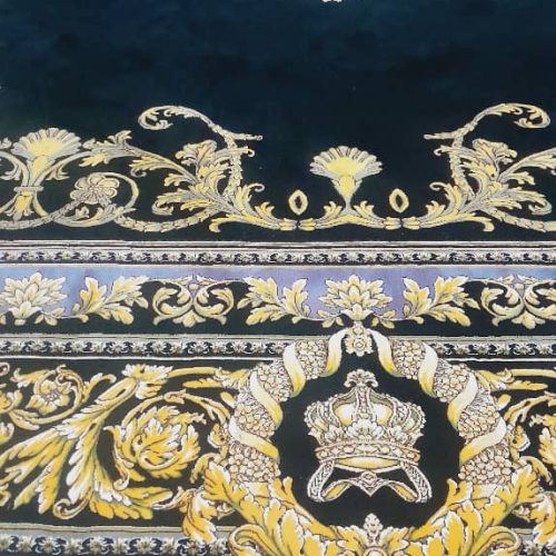 قالی طلاکوب باتراکم 1200