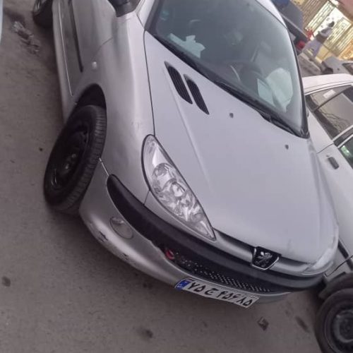 پژو 206 نقره ای مدل 1385