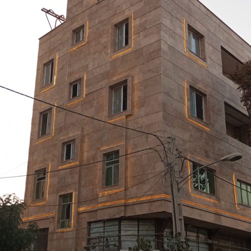 ساختمان 3طبقه ،تک واحدی