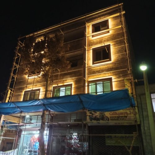 ساختمان 3طبقه ،تک واحدی