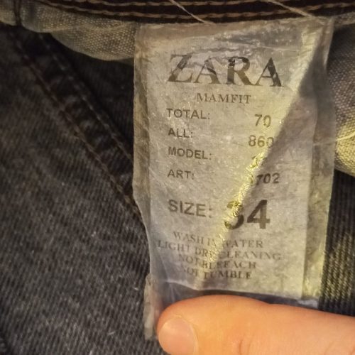 شلوار جین مردانه نیم بگ _ ترک اصل