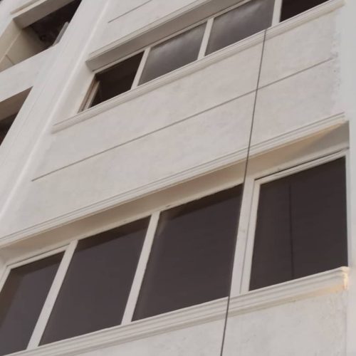 نما رومی شسته. پلستر داخل. با خمیره سقف