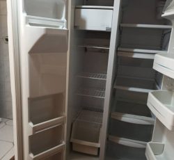 یخچال ساید جنرال الکترونیک آمریکایی روکش چرم