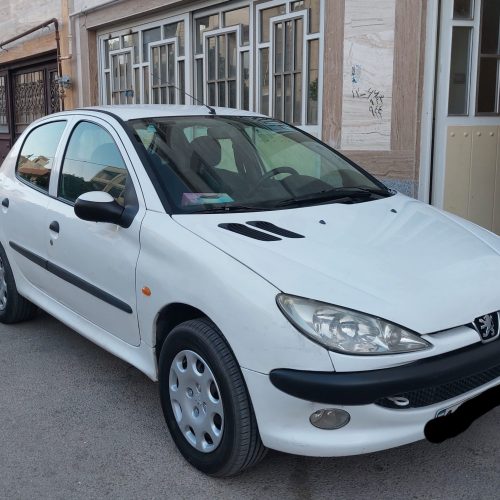 پژو 206 تیپ 5 مدل 92 سفید