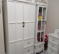 سرویس خواب نوزاد نوجوان همراه با تشک تخت