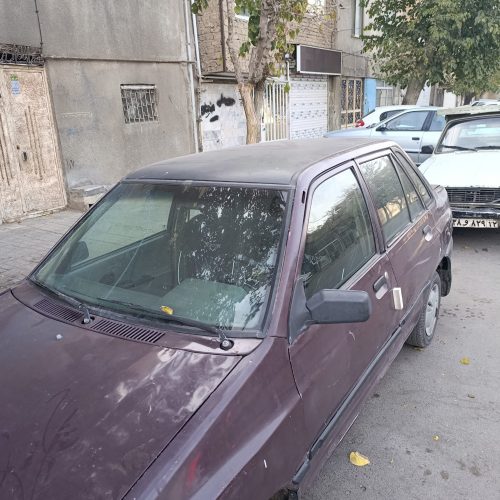 پراید 131 آلبالویی مدل 1385 دوگانه منبع بزرگ انژکتور