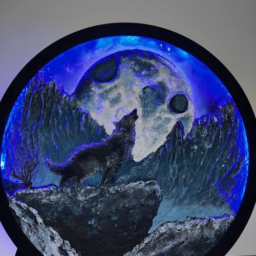 تابلو ماه برجسته