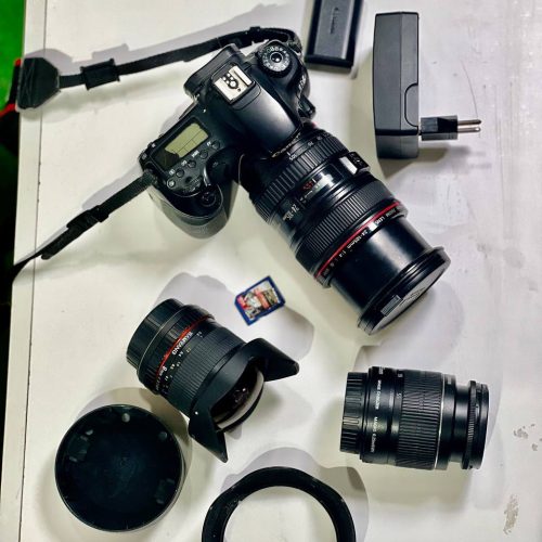 دوربین کانن 60 D به همراه 3 لنز