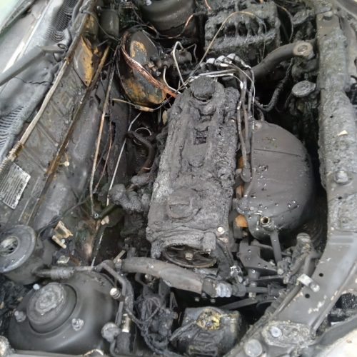 آتش سوزی سیم کشی موتور