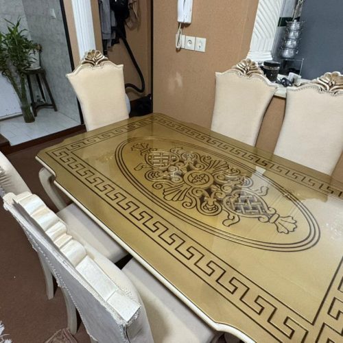 میز ناهار خوری 6نفره و بوفه چوبی