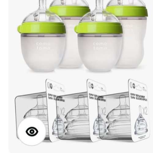 شیشه شیر comotomo