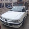 پژو پارس سفید دو گانه شرکتی مدل ۸۹