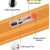 پروژکتور شارژی خورشیدی پاوربانک دار solar flood light