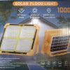 پروژکتور شارژی خورشیدی پاوربانک دار solar flood light