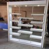 دکور داروخانه قفسه دخانیات ویترین مغازه میز کانتر