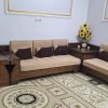 مبل تمام چوب همراه با میز وسط
