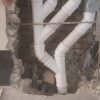 لوله کشی فاضلاب آب به اگو شهری
